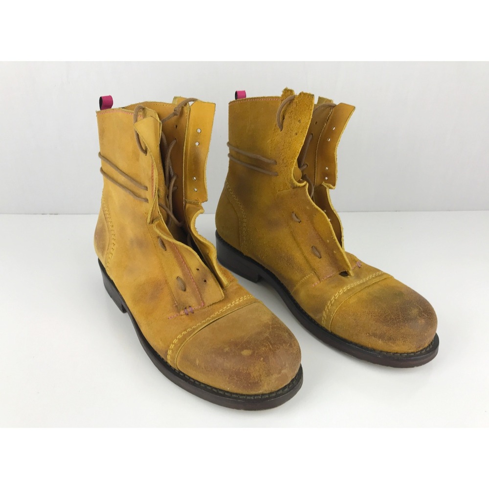 Ted Baker Mens Boots TBM583 Tan Suede Lace Up Ankle Boots Size US 9 UK 8 EU‎ 42